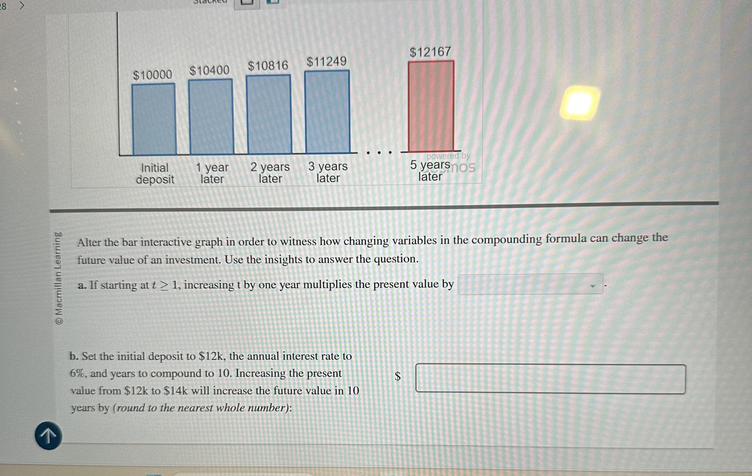 the following questions. $2k $4k $6k $8k $10k $12k $14k $16k $18k