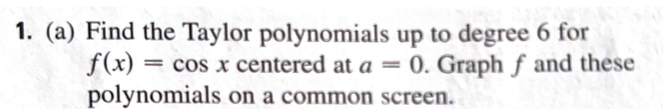 convergence. 5-12 Find the Maclaurin series for f(x) using the definition of