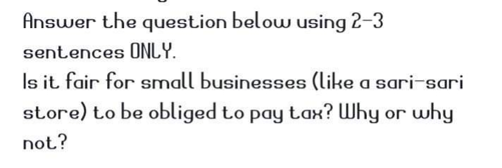 Answer the question below using 2-3 sentences ONLY. Is it fair for