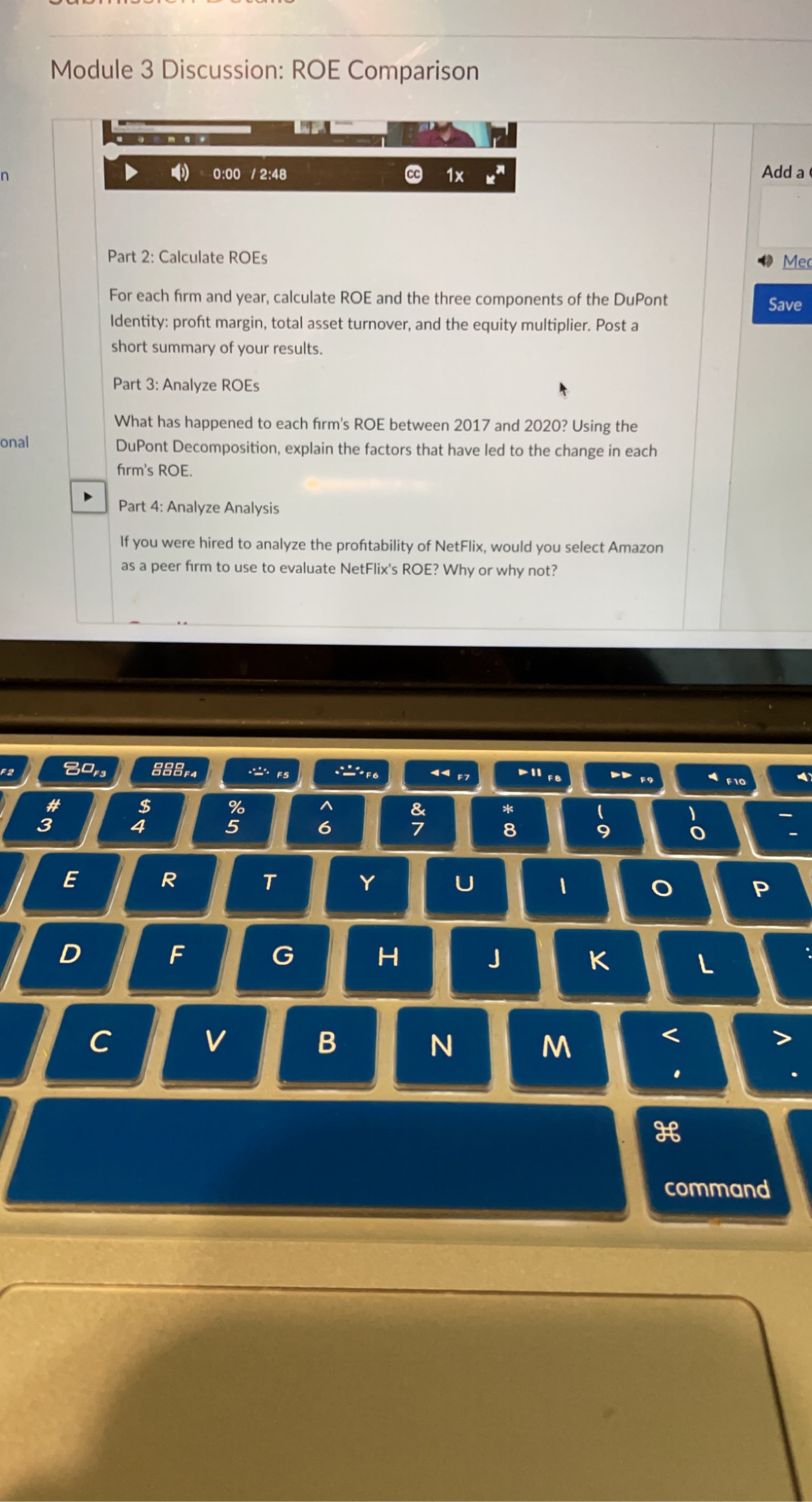 profitability. For this discussion, you will calculate ROES from real-world financial statements