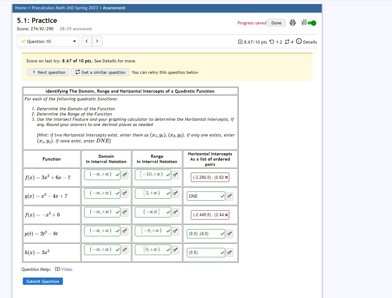 Progress saved Done 0/10 pts 34 Details Write an equation for the