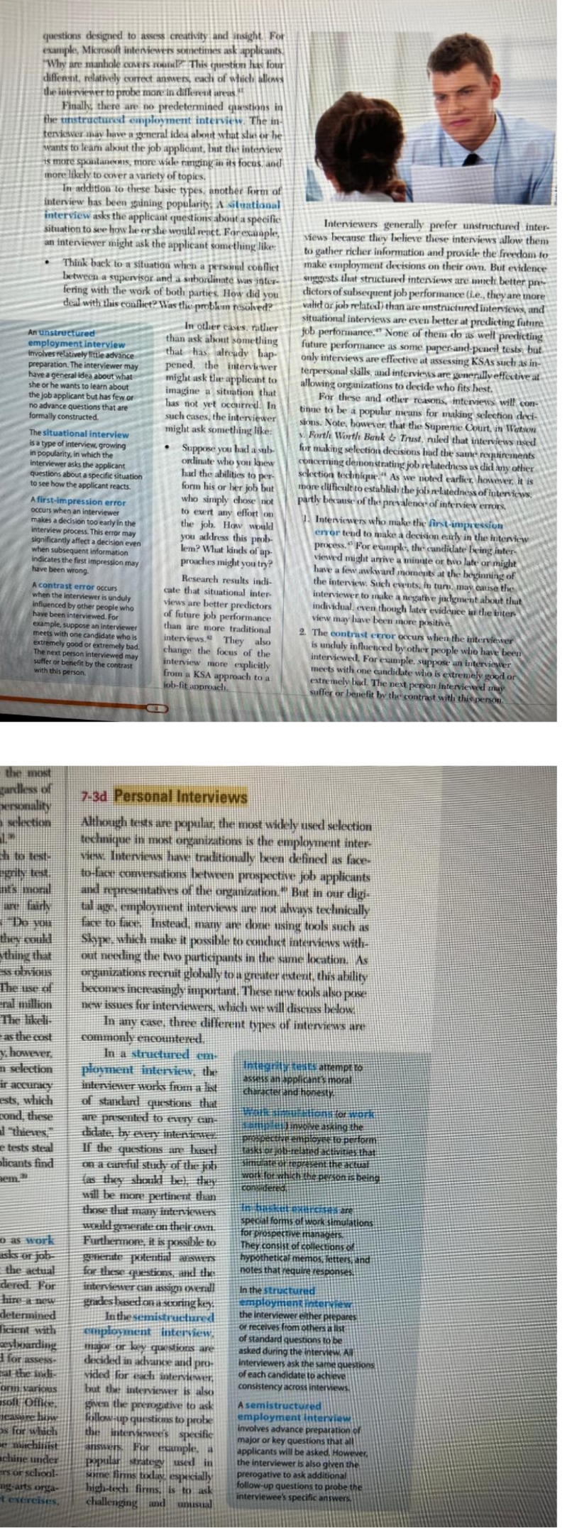 questions designed to assess creativity and insight. For example, Microsoft interviewers sometimes