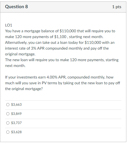 earn 7% APR (compounded annually) in nominal terms? $45,376 $45,821 $44,486 $46,737