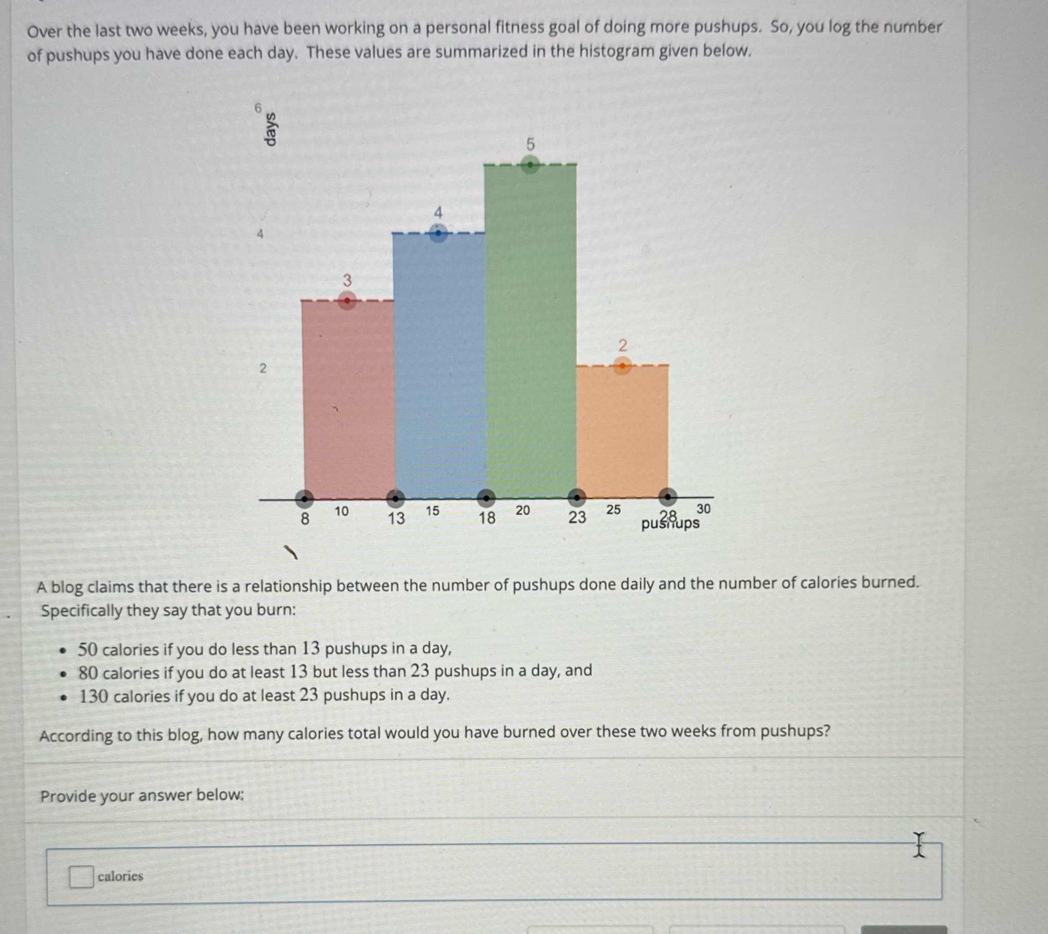 Over the last two weeks, you have been working on a personal