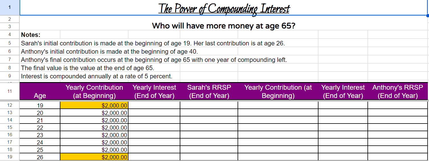 1 2 3 4 Notes: 5 6 7 8 9 The Power