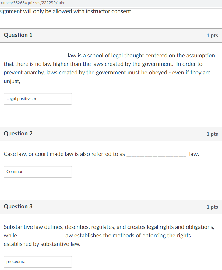 of life, liberty, or property without due process of law. Question 9