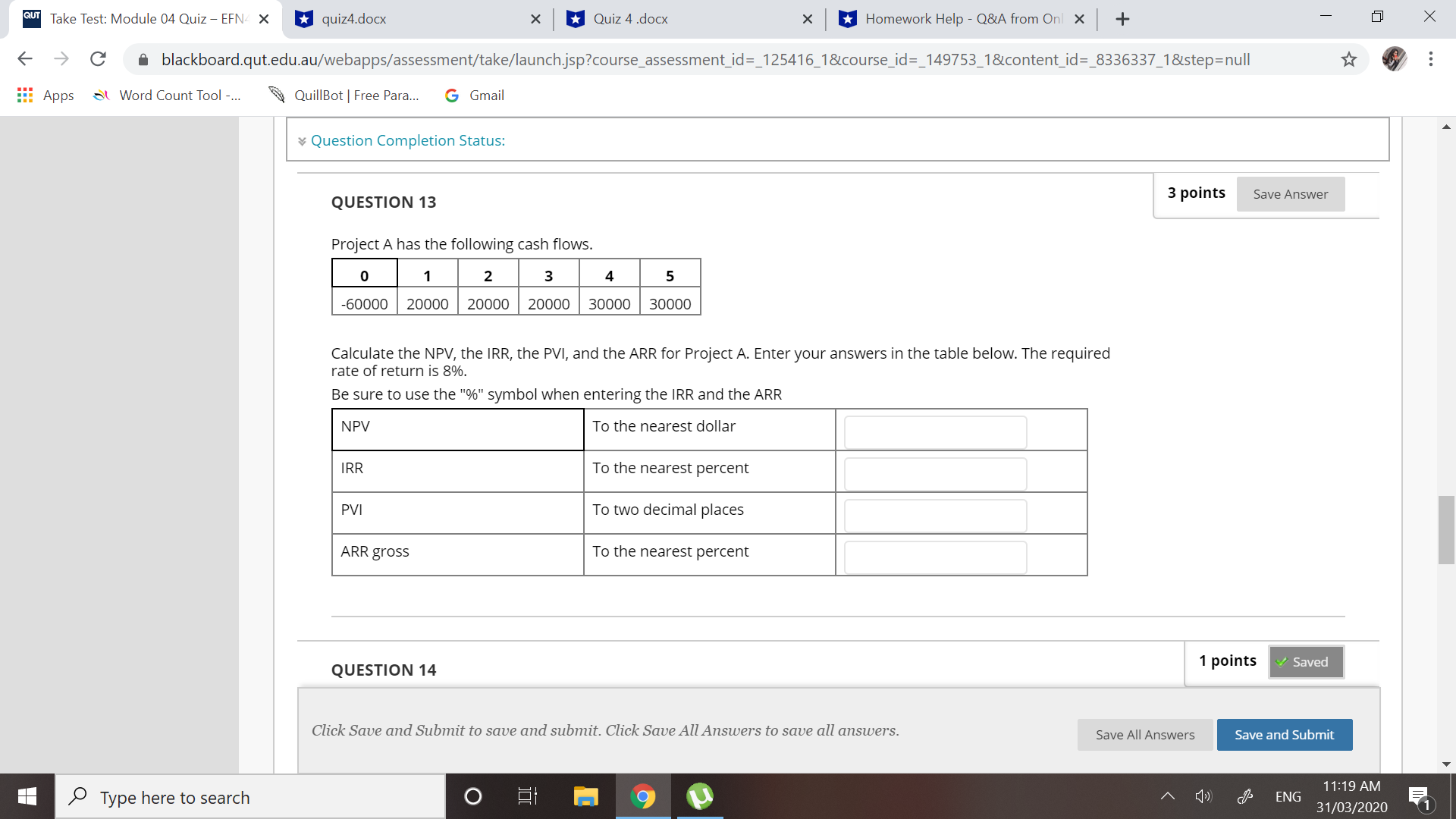 QUT Take Test: Module 04 Quiz - EFN4 * quiz4.docx Quiz 4.docx