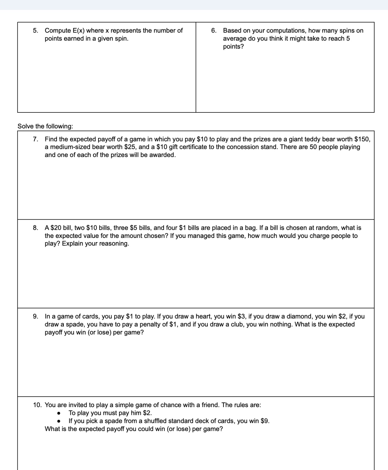 the daily check associated with the lesson. As posted on the Maryland
