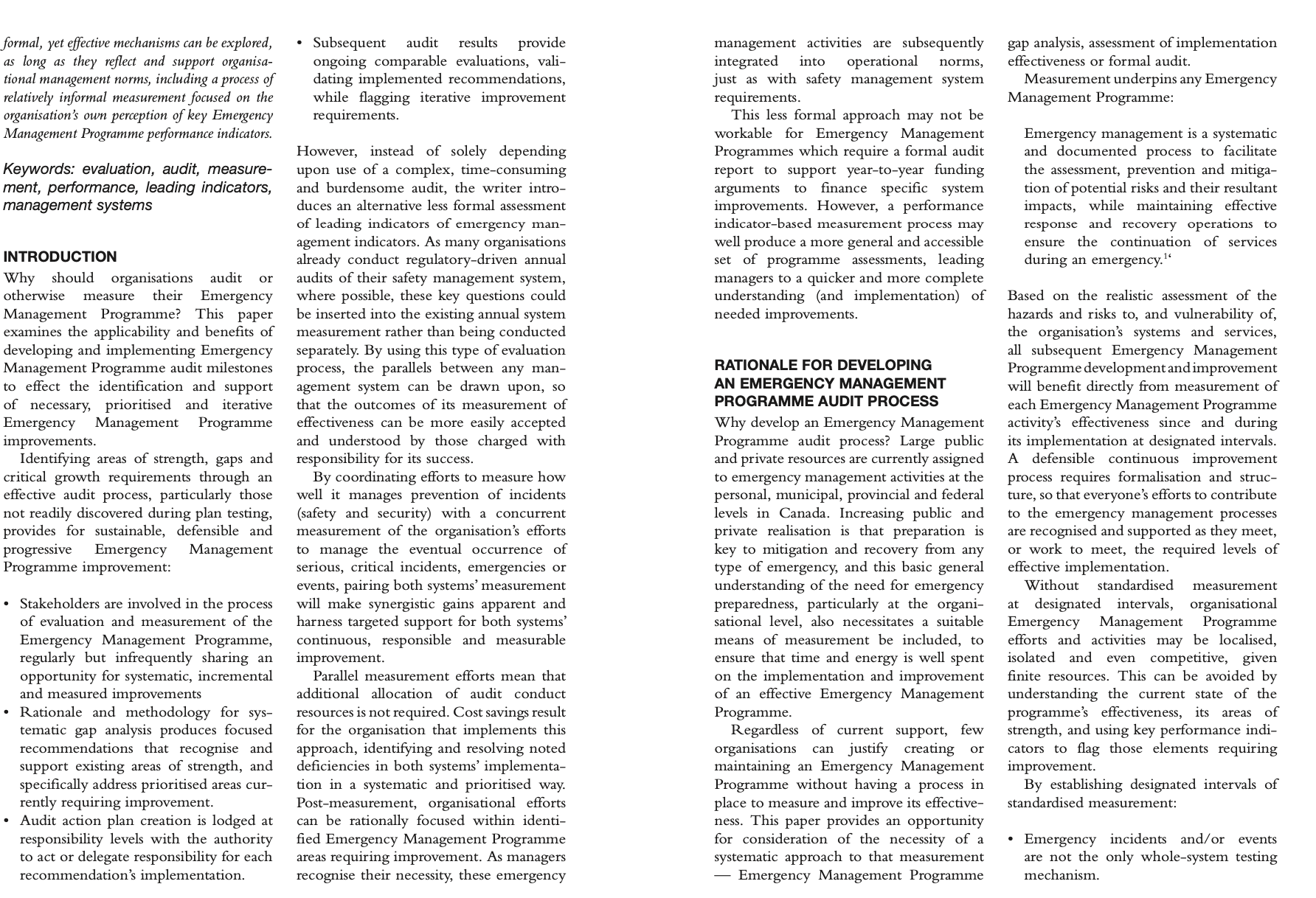 Received (in revised form) 2nd May, 2016 Standards, Training and Communications Coordinator