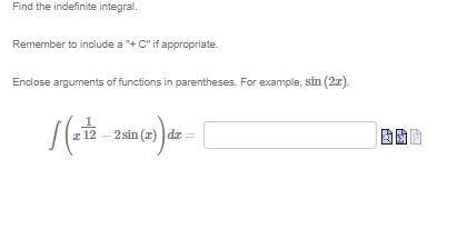 Include a multiplication sign between functions. For example, t* et... 2ct dt