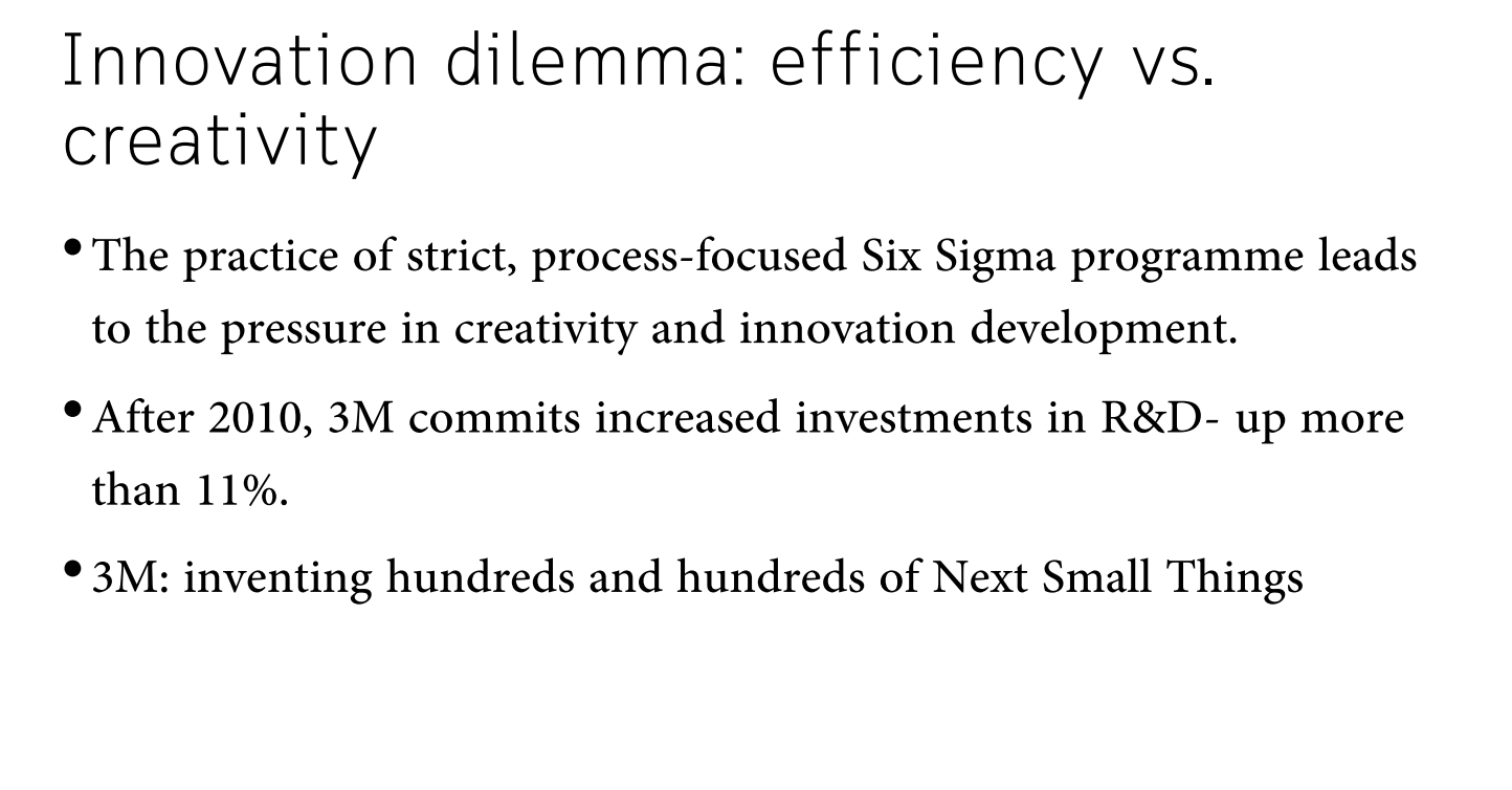 products and building new businesses Hiring good people and trusting them "The