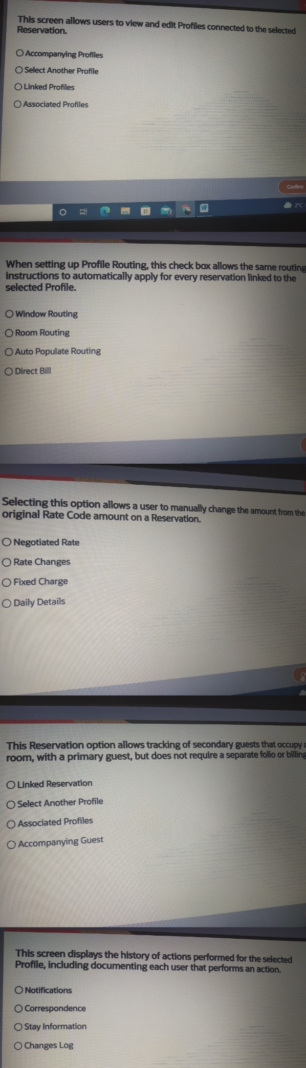 This screen allows users to view and edit Profiles connected to the
