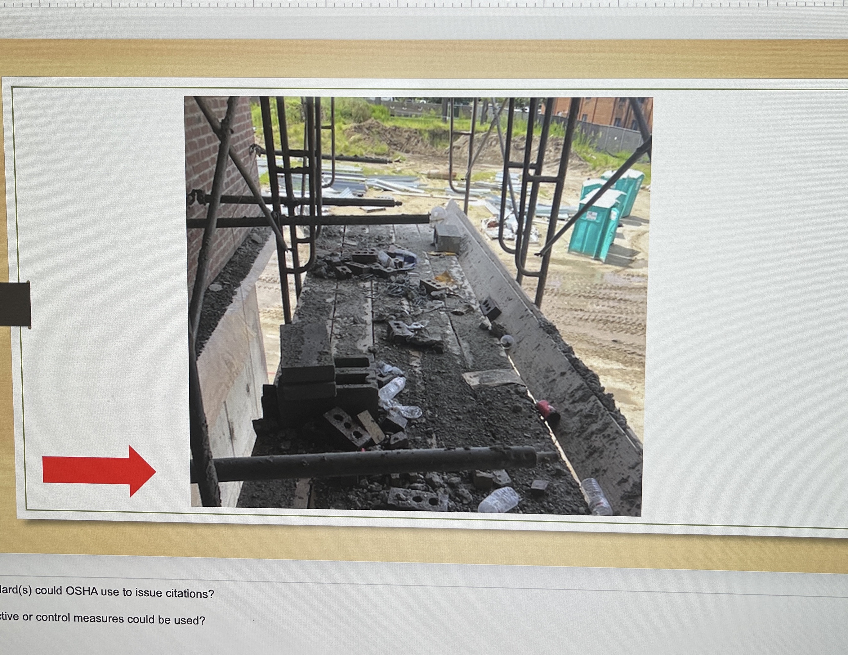 Hard(s) could OSHA use to issue citations? ctive or control measures could