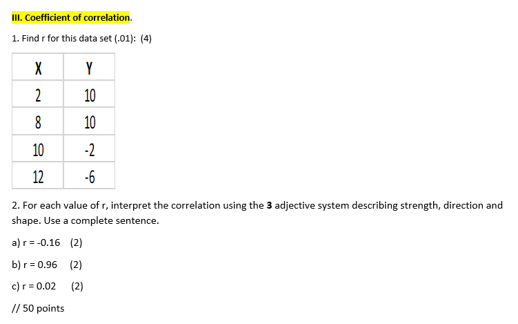 lettered cells. Answer the other questions. All the samples were the same