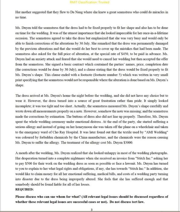 +-10%) Ms. Duyen has suffered a permanent mental problem for many years.