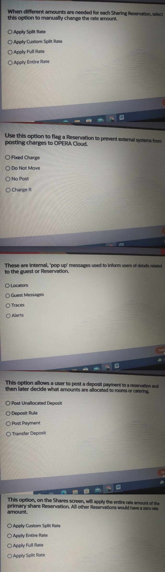 When different amounts are needed for each Sharing Reservation, select this option
