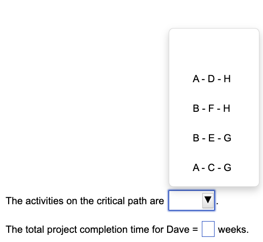 11 7 00 21 18 Dave's latest start (LS) and latest finish