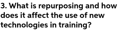 3. What is repurposing and how does it affect the use of