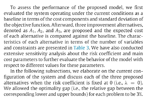 solution techniques or heuristic/meta-heuristic methods. In the first approach, the model is