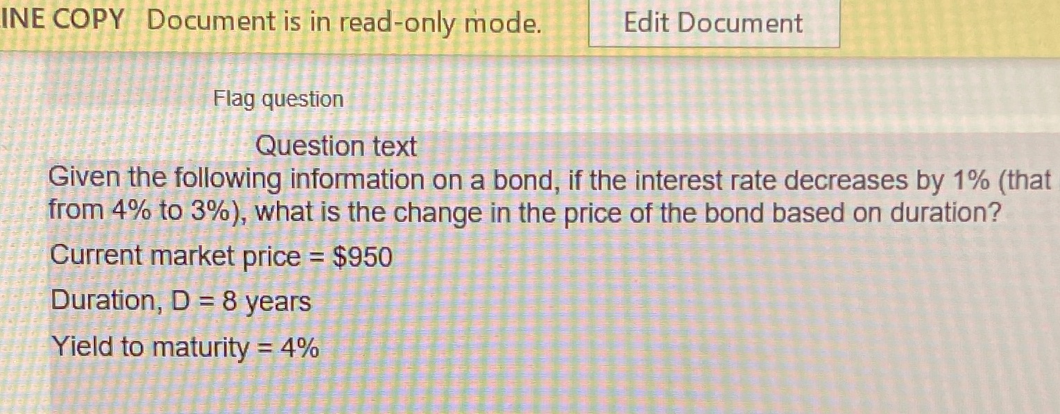 INE COPY Document is in read-only mode. Flag question Question text Edit