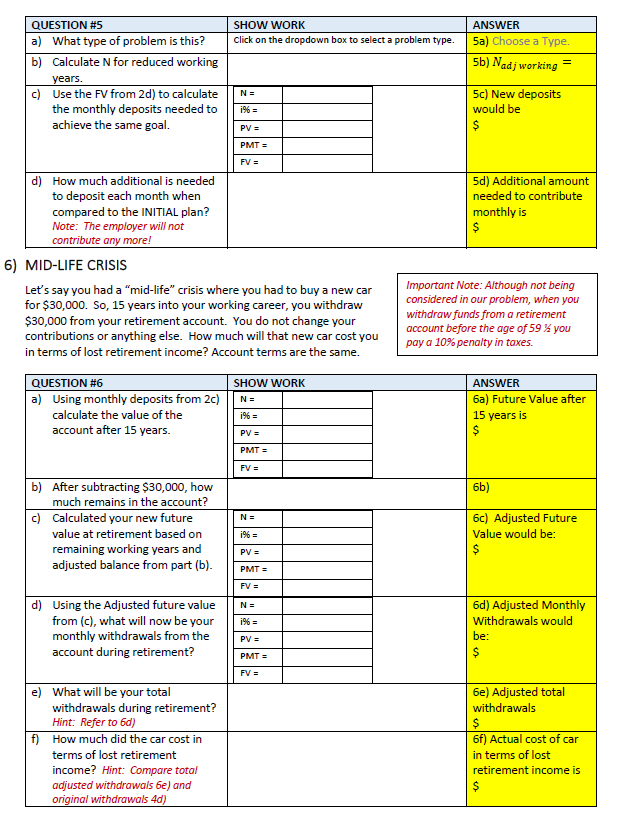Annuities and the basics of retirement planning while using your TVM solver.