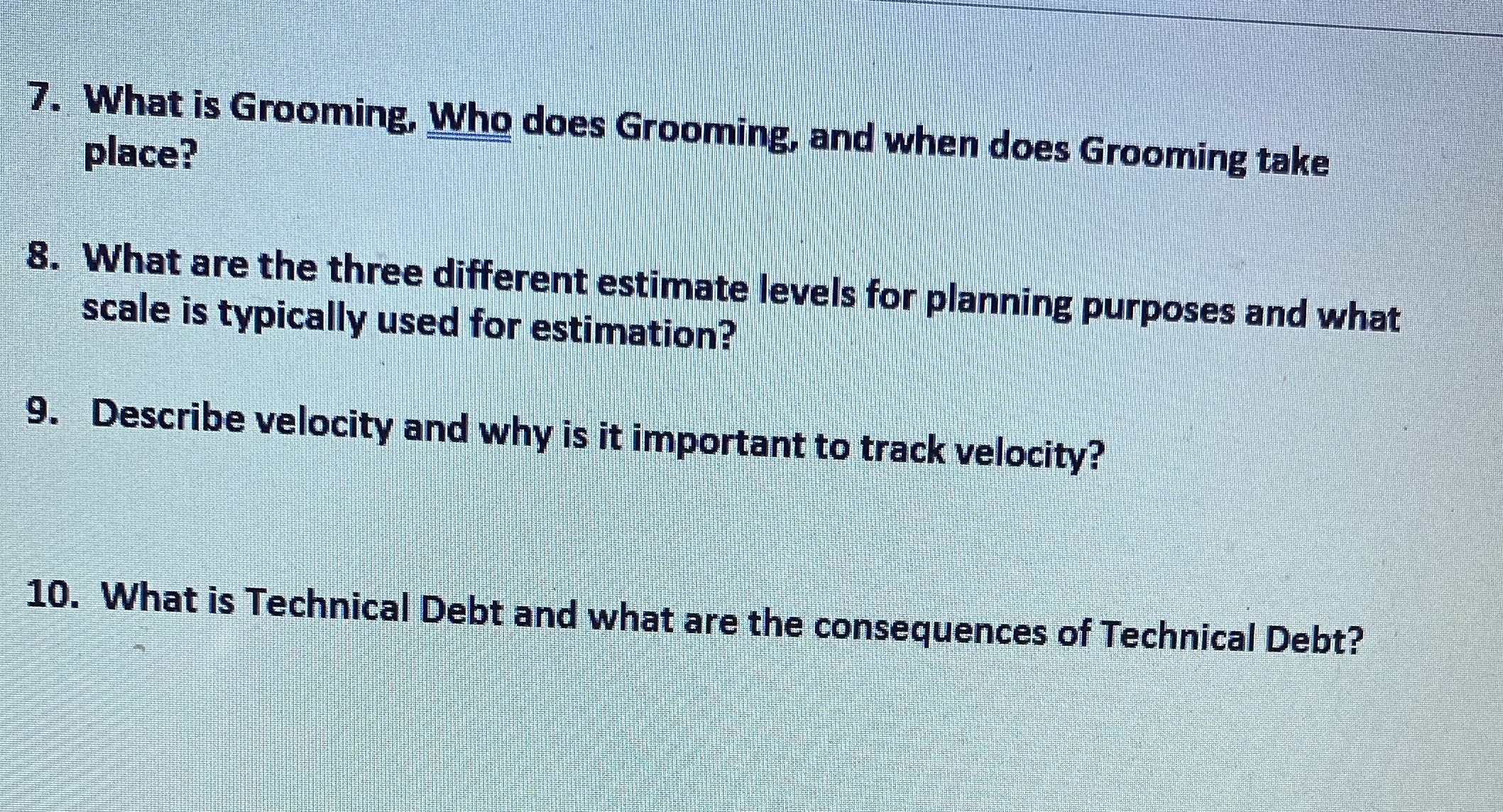 7. What is Grooming, Who does Grooming, and when does Grooming take