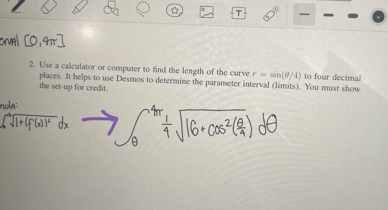 5 erval [0,4] 2. Use a calculator or computer to find the