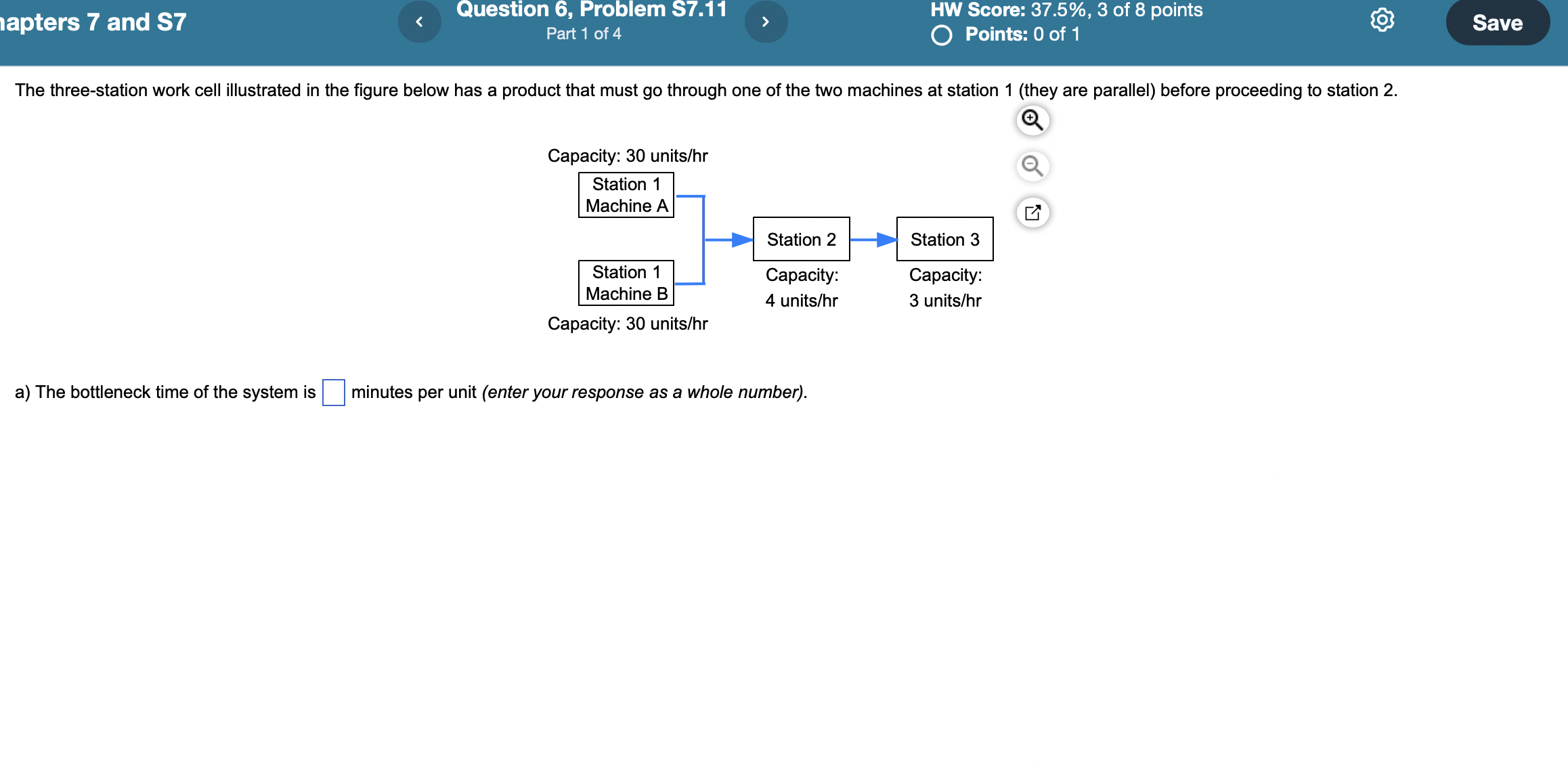 hapters 7 and S7 Question 6, Problem S7.11 Part 1 of 4