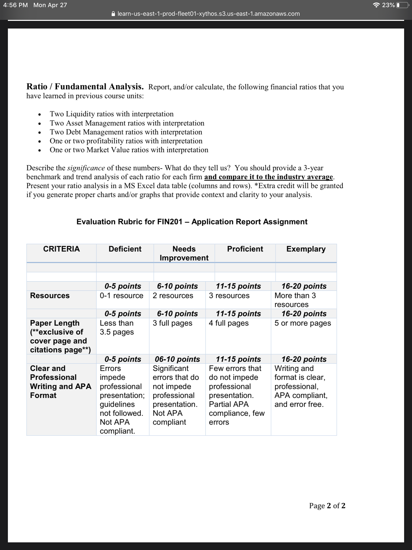 report using proper APA writing style, proper in text citations, and include: