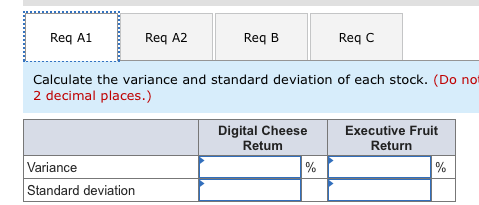 be indicated by a minus sign. Do not round in places.) Portfolio