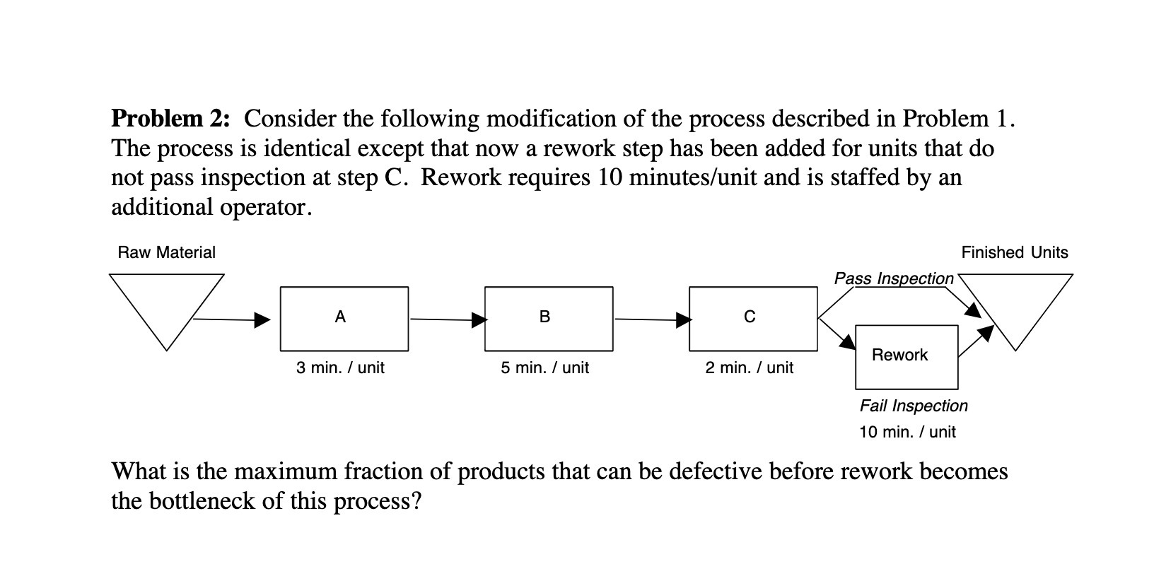 Problem 2: Consider the following modification of the process described in Problem