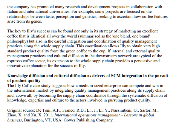 the last 30 years, the coffee market has become extremely competitive. At