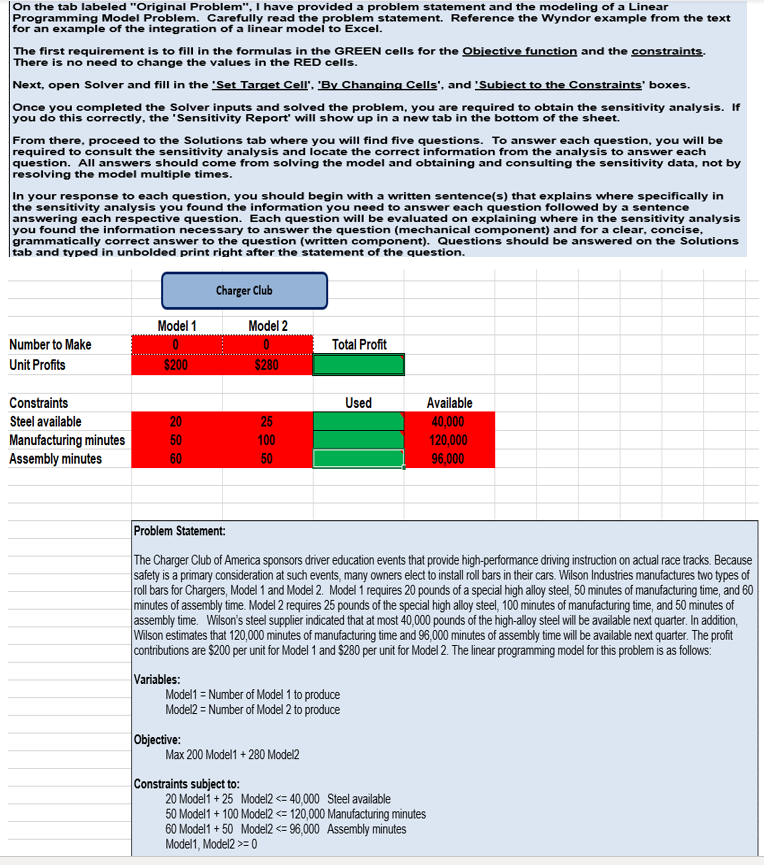 On the tab labeled "Original Problem", I have provided a problem statement