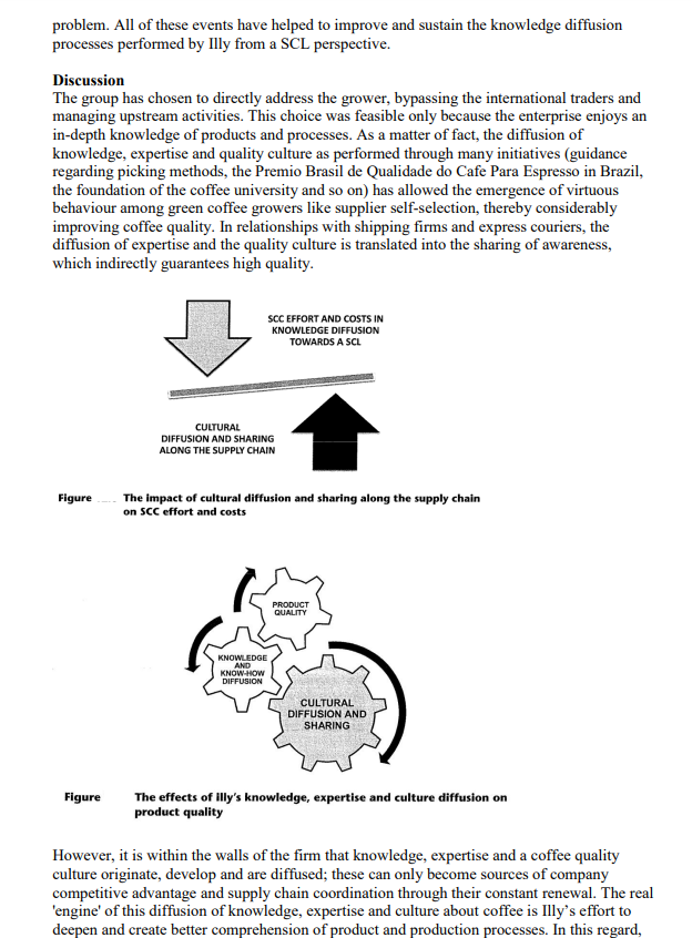 equilibrium previously established by the International Coffee Organization (ICO). The glut of