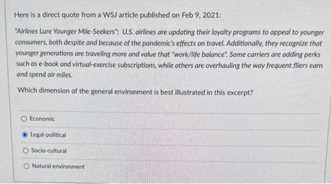 Here is a direct quote from a WSJ article published on Feb