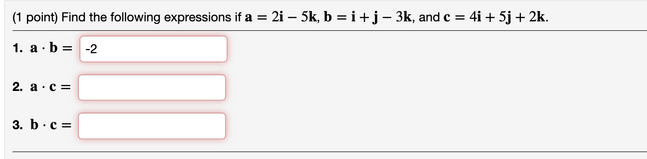 9.015 incorrect Entered Answer Preview Result (-13.3, 5, 13.3) incorrect The answer