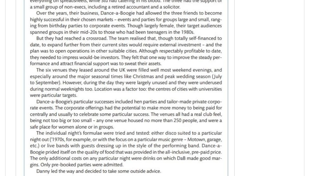 three former graduates of leisure manage- ment and recreation. They had, as