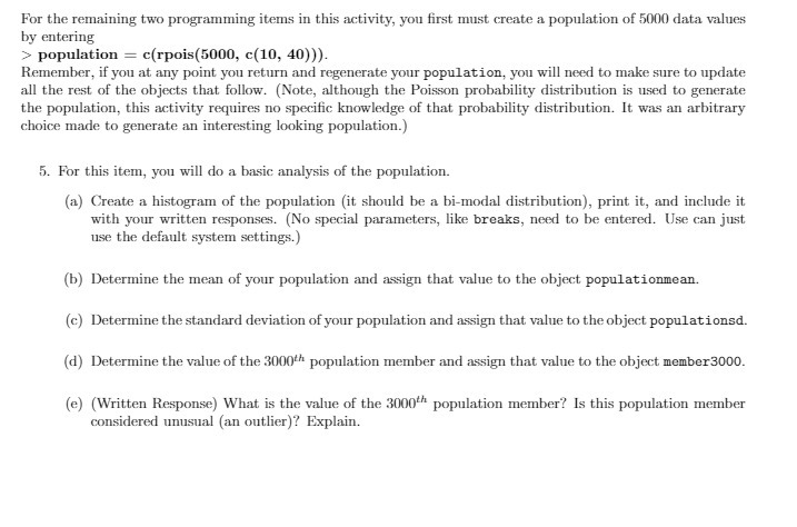 For the remaining two programming items in this activity, you first must