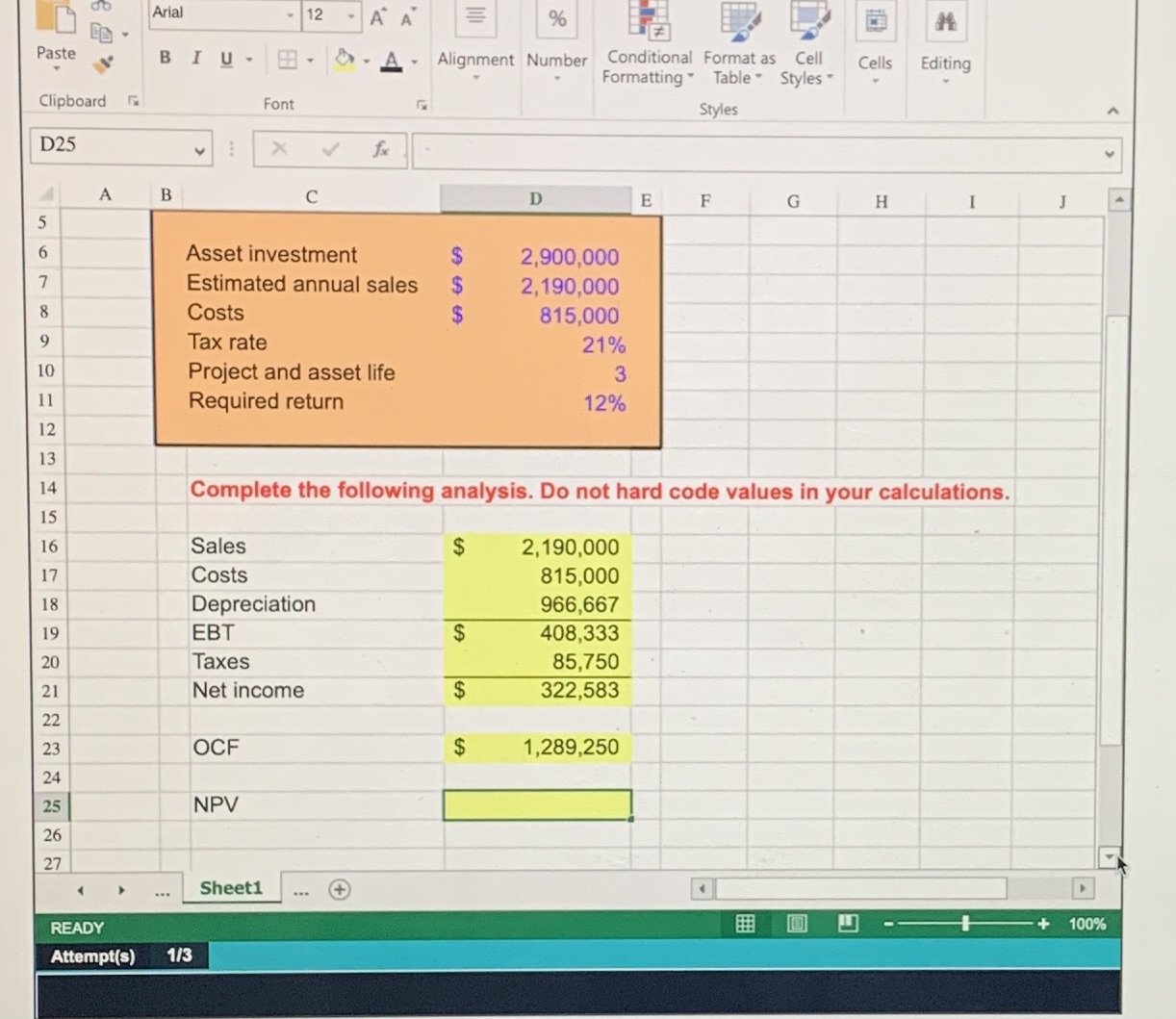 B Arial 12 -AA % Paste BIU- Alignment Number Conditional Format as