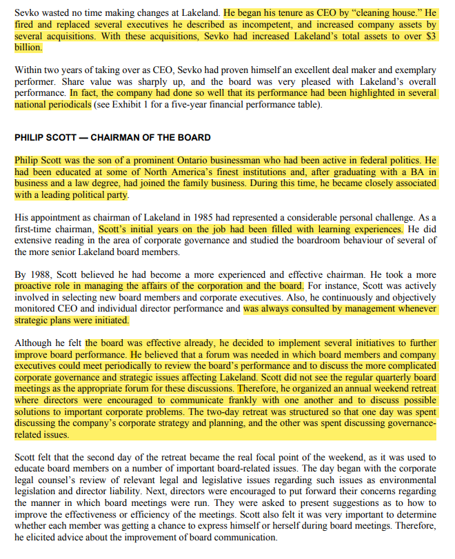 authors do not intend to illustrate either effective or ineffective handling of