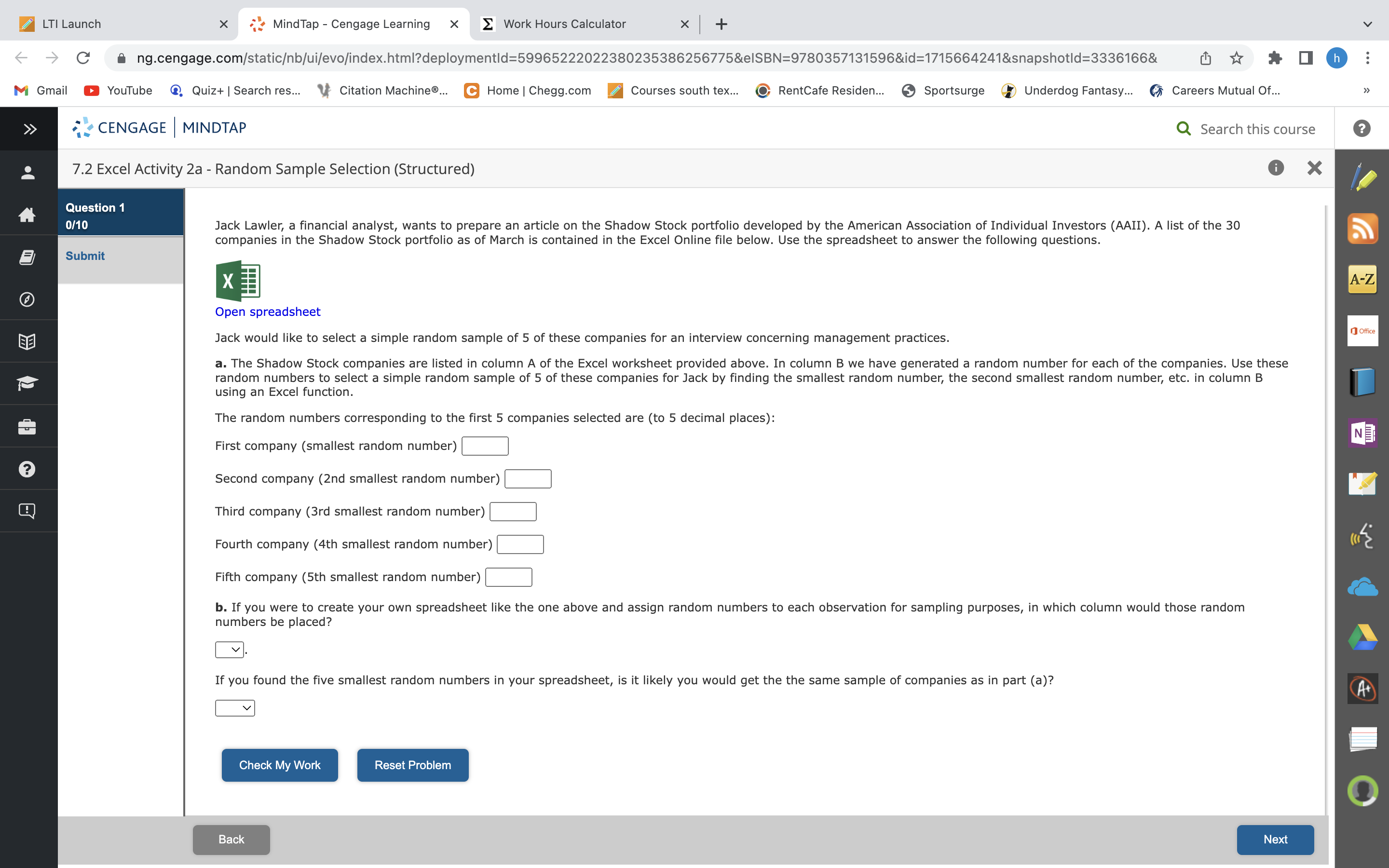 LTI Launch C Mind Tap Cengage Learning Work Hours Calculator + ng.cengage.com/static/nb/ui/evo/index.html?deploymentId=59965222022380235386256775&elSBN=9780357131596&id=1715664241&snapshotId=3336166&
