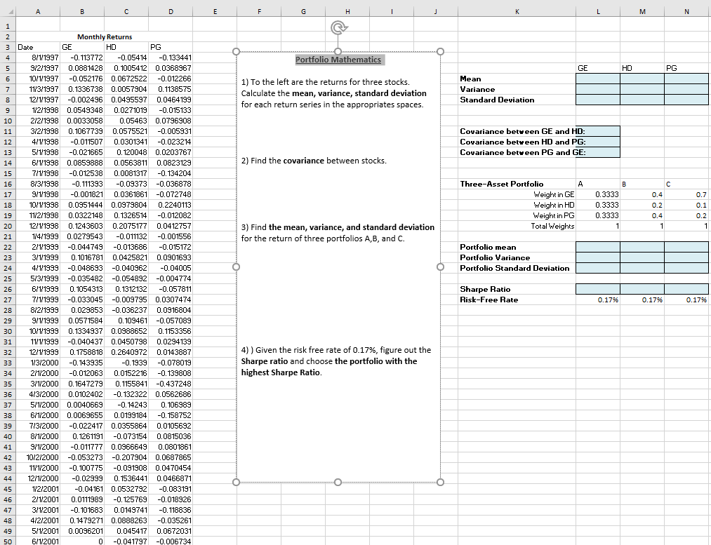 1 A B D E F G H J K M N