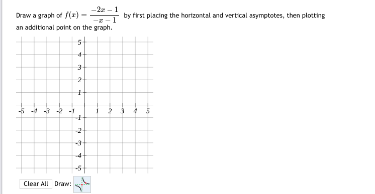 Horizontal Asymptote: y=0 Vertical Asymptote: x=1 Write an equation for a rational