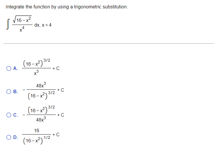 4 tan 47t dt A. B. 1 1 21 tan 37t- 1