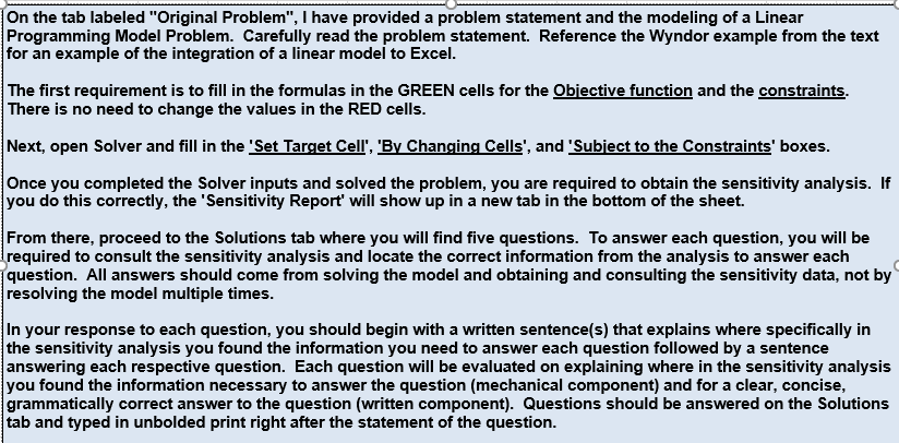 On the tab labeled "Original Problem", I have provided a problem statement