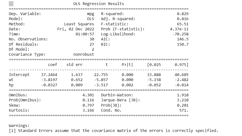 and weight of the car were included in your attachment. Do the