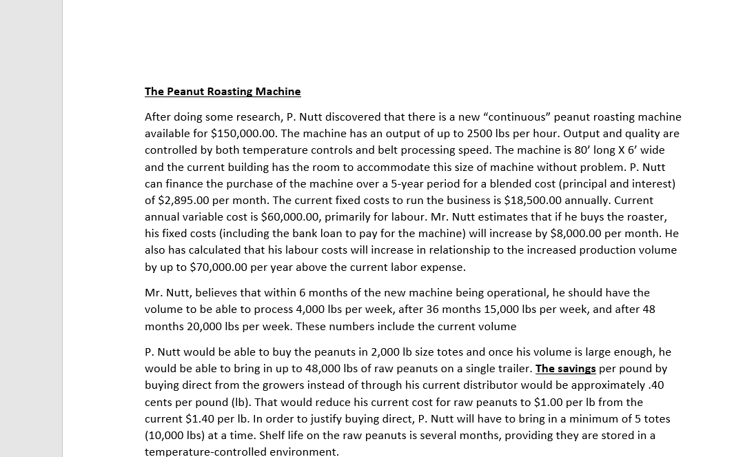 The Peanut Roasting Machine After doing some research, P. Nutt discovered that