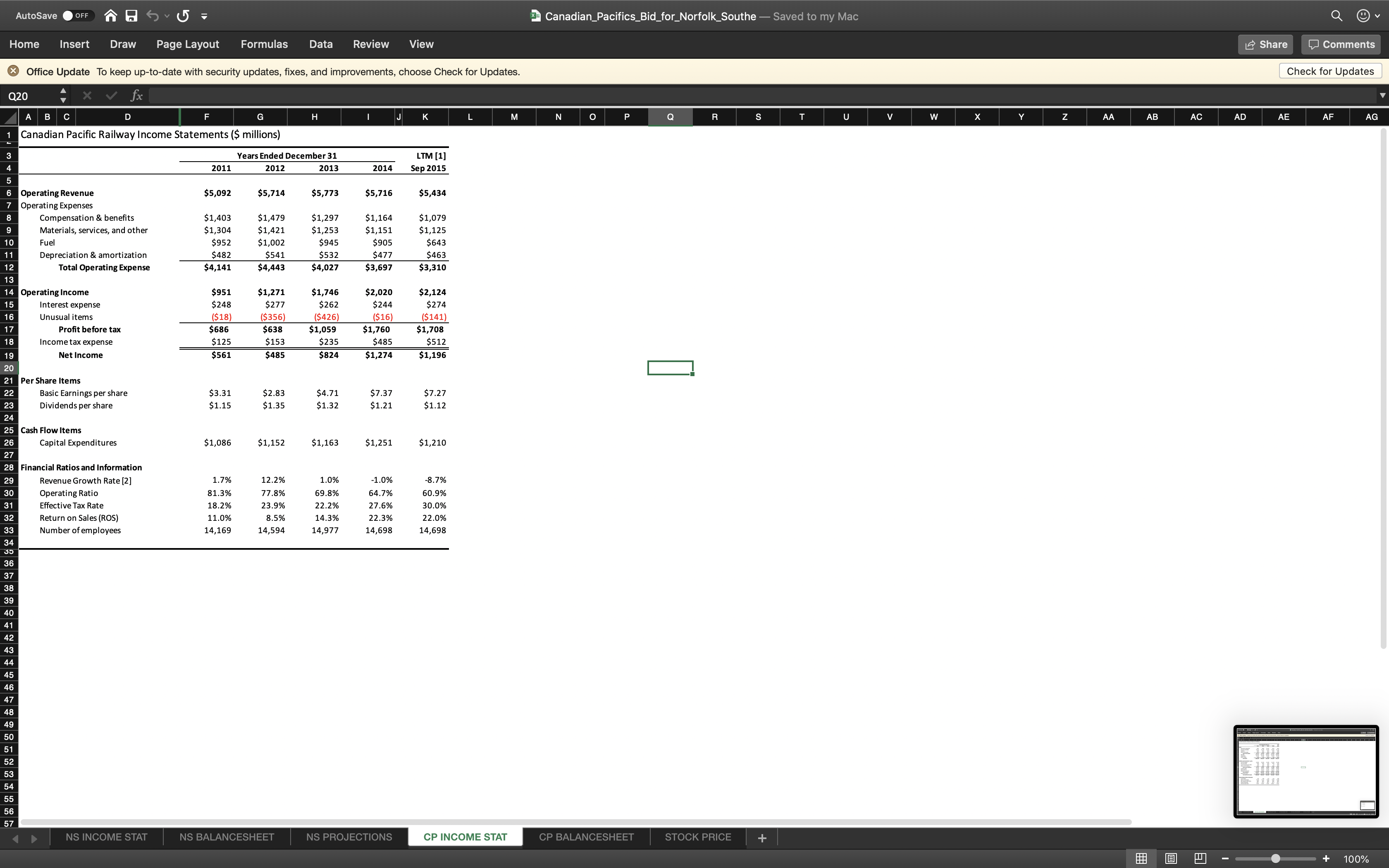 Check for Updates. X Canadian Pacifics_Bid_for_Norfolk Southe D38 A B C fx