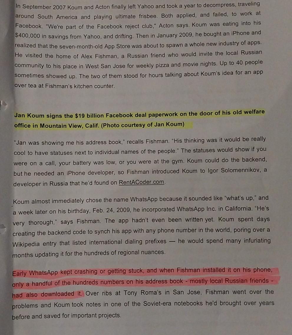 $19 Billion Baby Jan Koum picked a meaningful spot to sign the