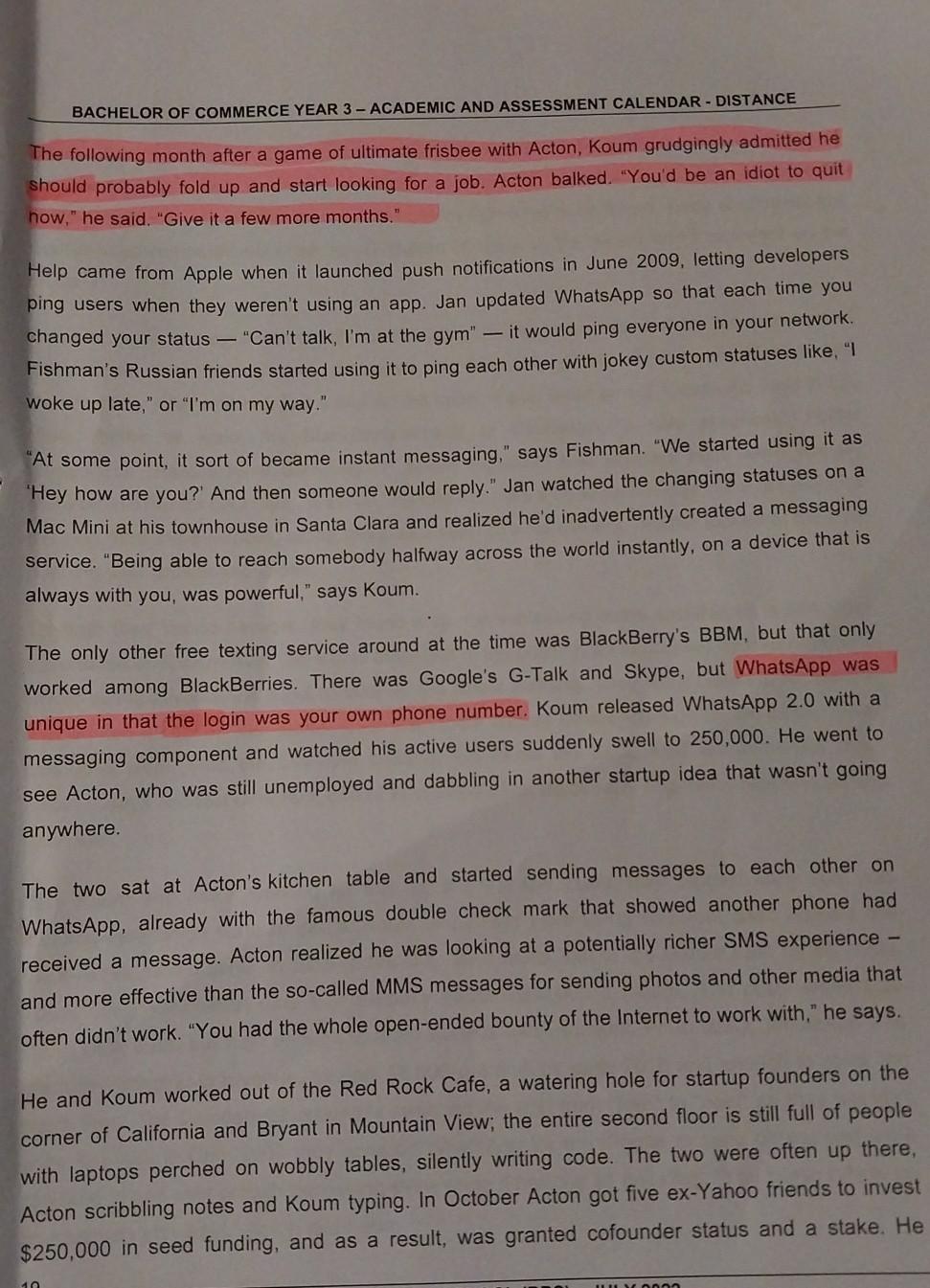 $19 billion deal to sell his company WhatsApp to Facebook earlier today.